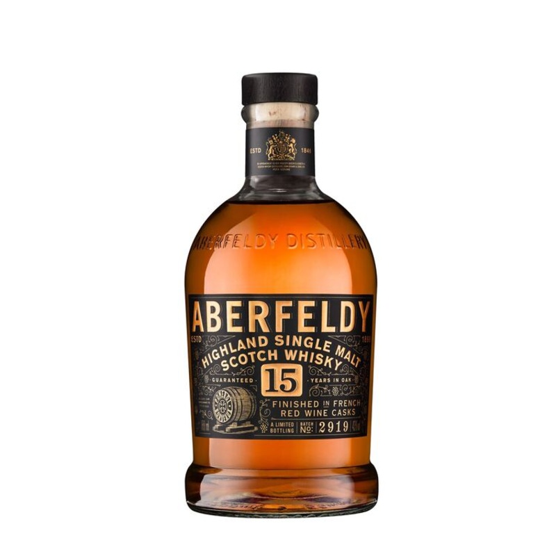 Aberfeldy Single Malt Scotch Finished In Cabernet Sauvignon Wine Casks 15 Yr 86 750ML