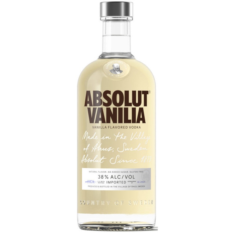 ABSOLUT VANILLA FLAVORED VODKA VANILIA 76 750ML