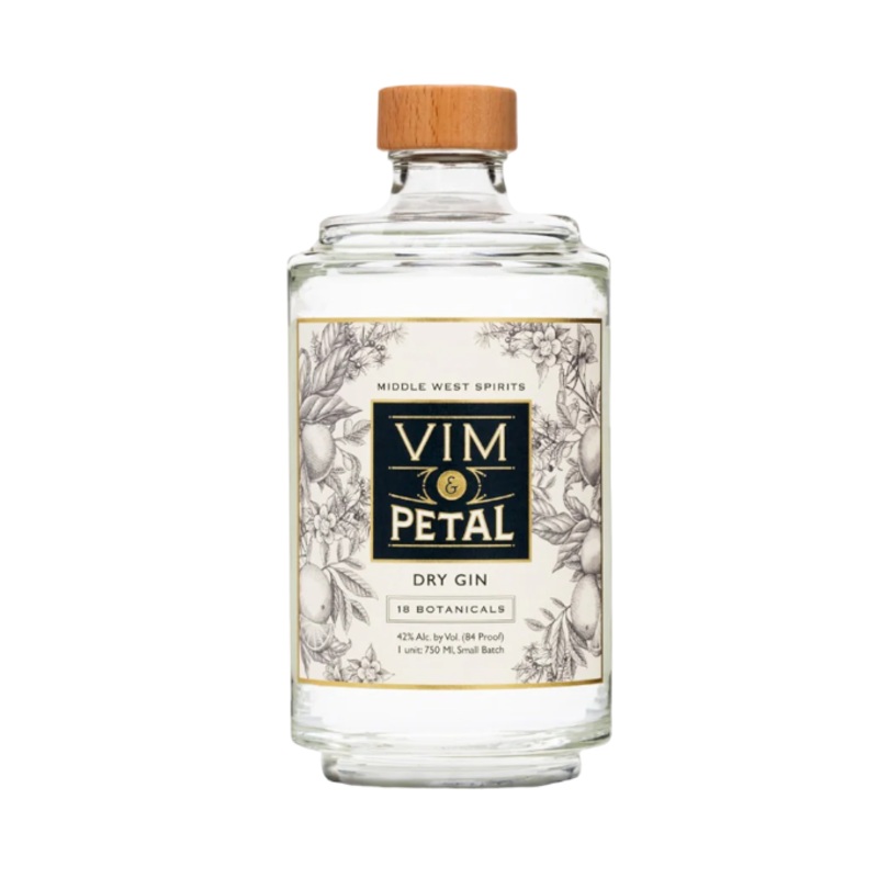 Middle West Vim & Petal Dry Gin 750ml