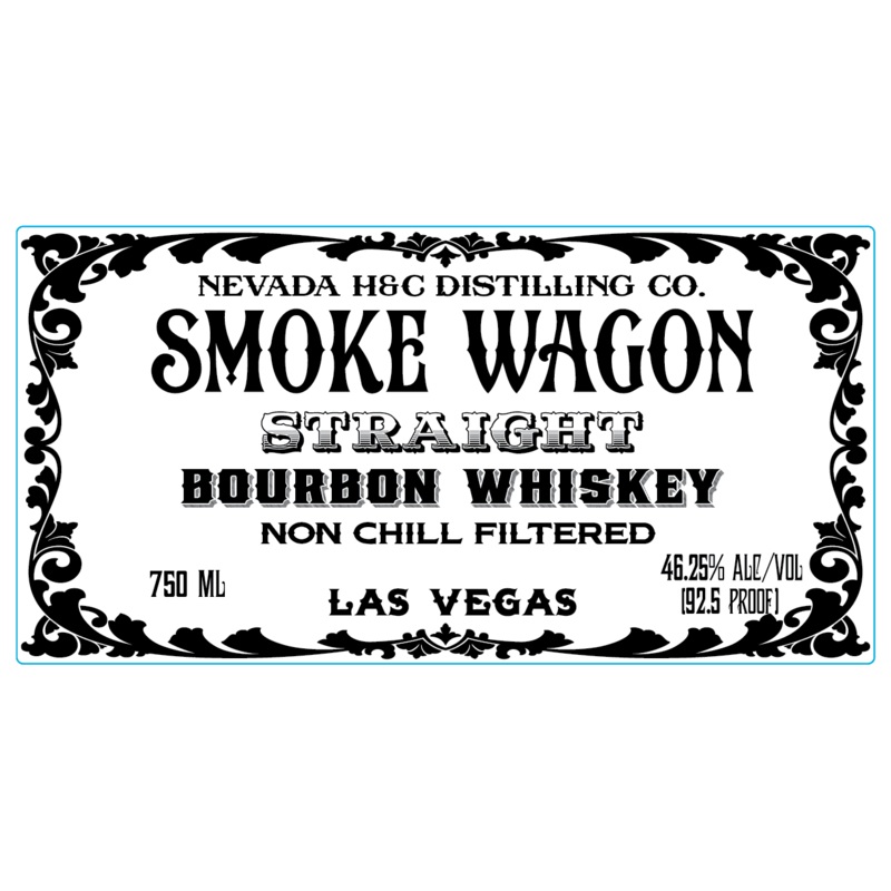Smoke Wagon Straight Bourbon Whiskey Non-Chill Filtered