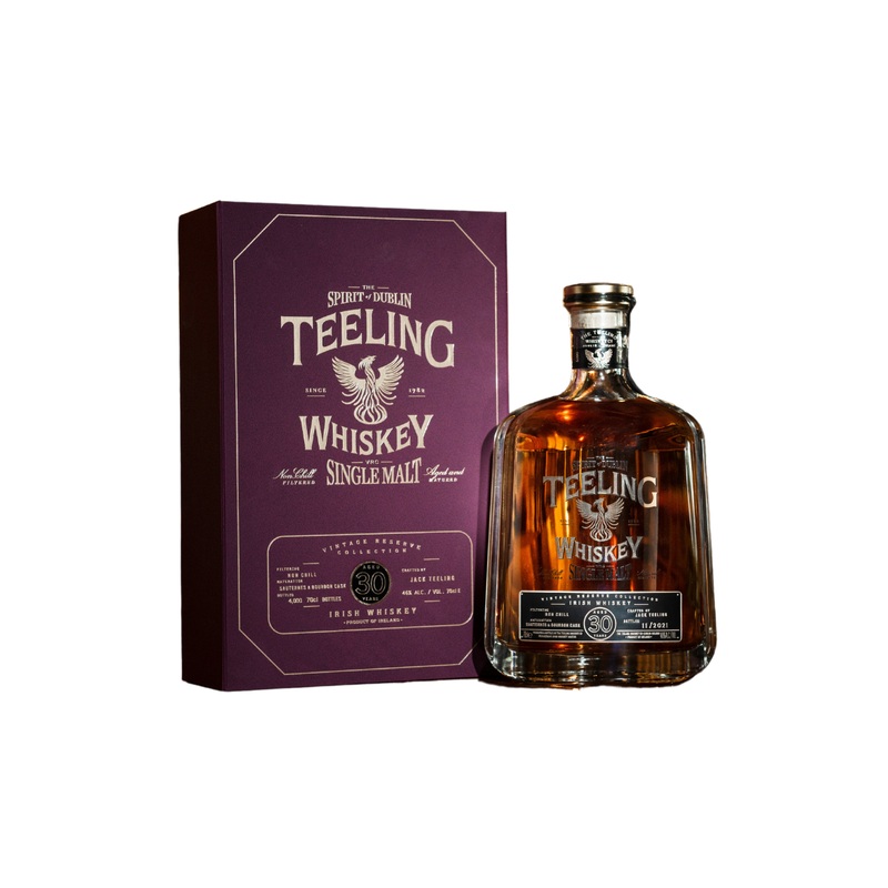 Teeling 30 Year Old Irish Single Malt Vintage Reserve Collection 46% abv 70cl