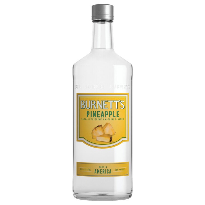 BURNETT'S PINEAPPLE FLAVORED VODKA 60 750ML