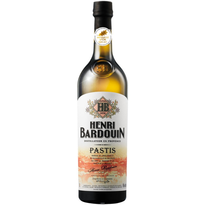 Henri Bardouin Pastis 90 W/ Glass 750ML