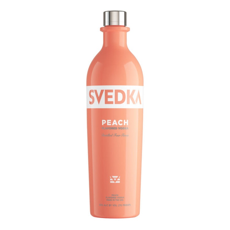 SVEDKA PEACH FLAVORED VODKA 70 750ML