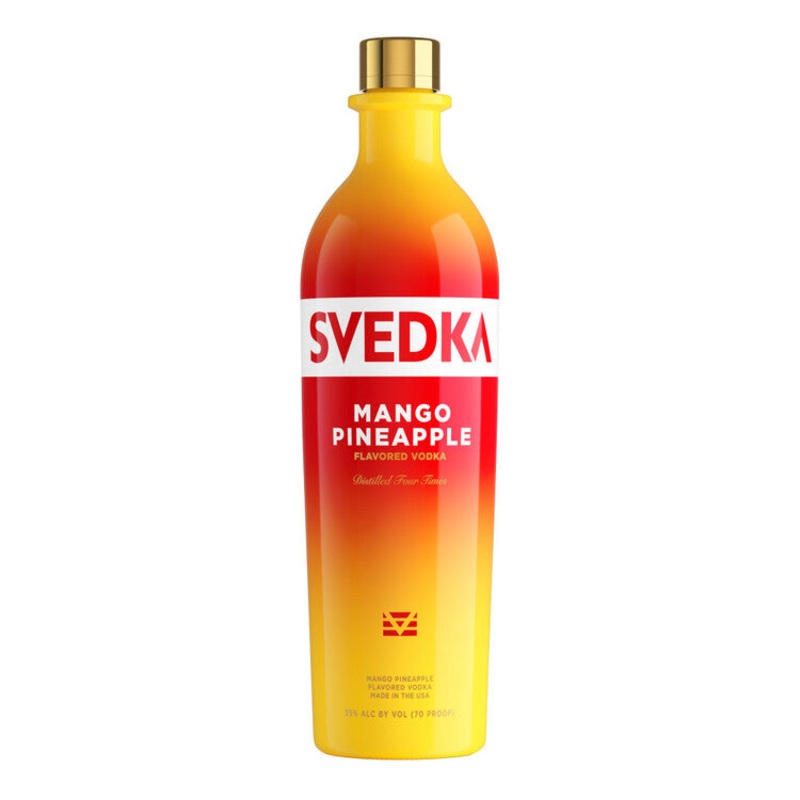 SVEDKA TROPICAL MANGO PINEAPPLE FLAVORED VODKA 70 750ML