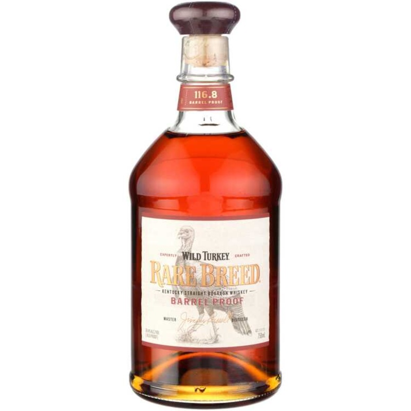 WILD TURKEY STRAIGHT BOURBON RARE BREED BARREL PROOF 116.8 750ML