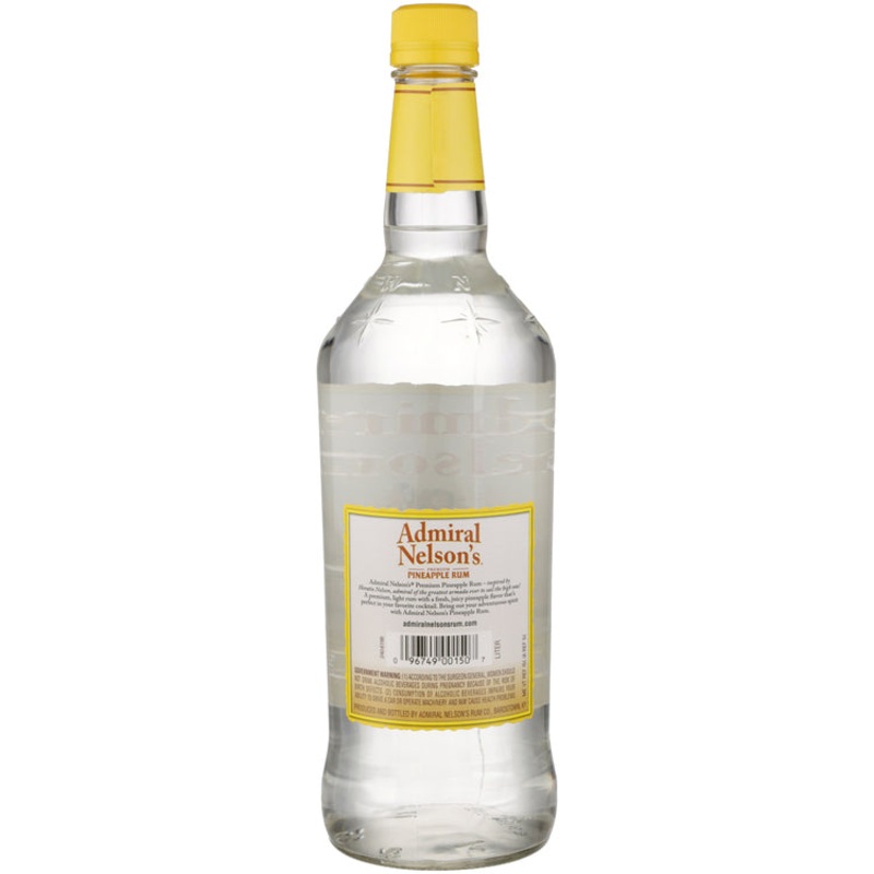 ADMIRAL NELSON'S PINEAPPLE FLAVORED RUM 70 750ML