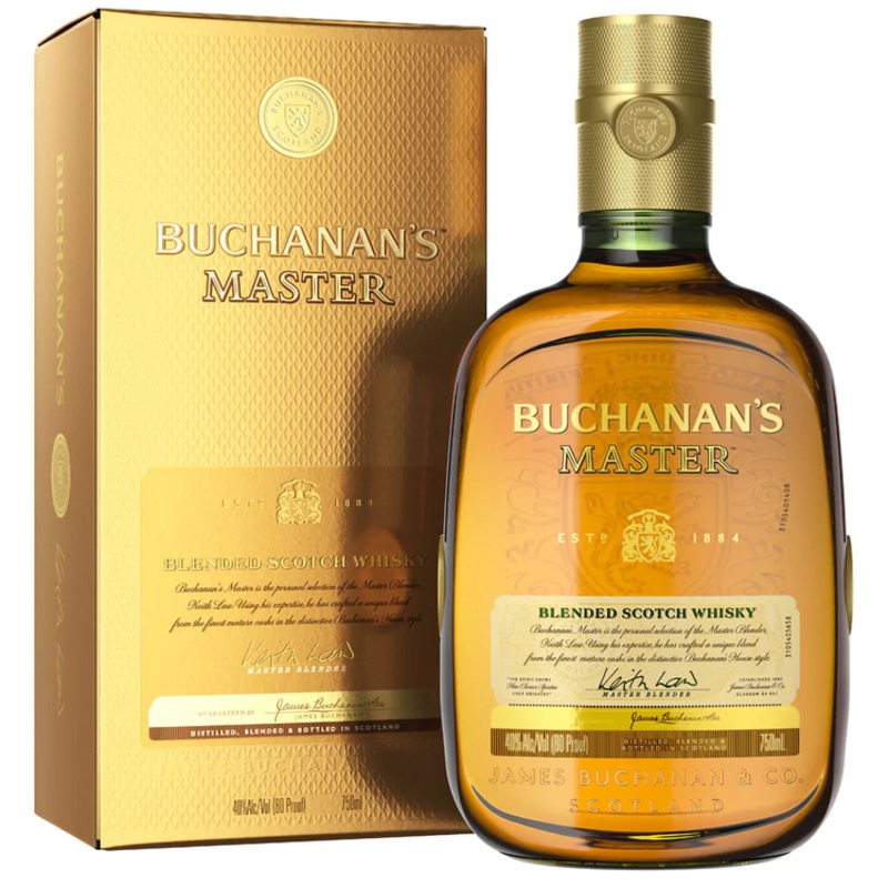 BUCHANAN'S BLENDED SCOTCH MASTER 80 750ML
