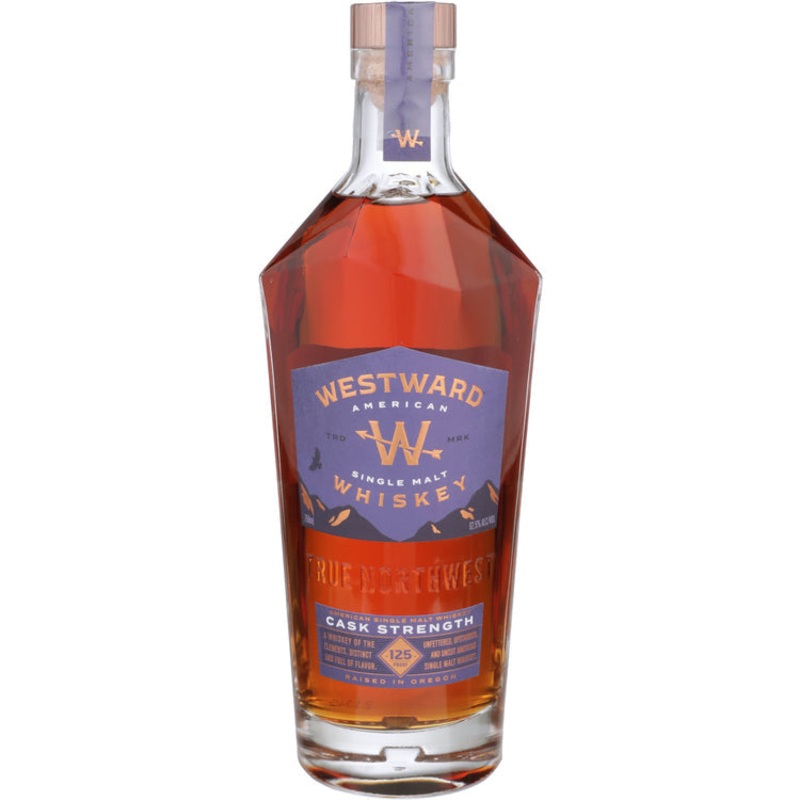 WESTWARD AMERICAN SINGLE MALT WHISKEY CASK STRENGTH 125 750ML