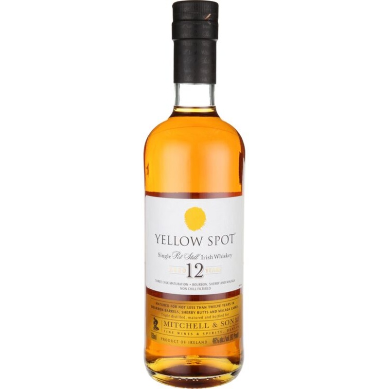 YELLOW SPOT SINGLE POT STILL IRISH WHISKEY 12 YR 92 750ML