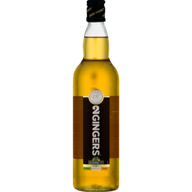 2 GINGERS BLENDED IRISH WHISKEY 80 750ML