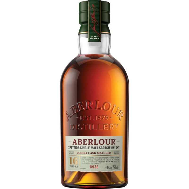 ABERLOUR SINGLE MALT SCOTCH DOUBLE CASK MATURED 16 YR 80 750ML