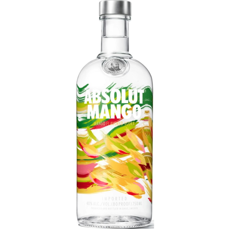 ABSOLUT MANGO FLAVORED VODKA 80 750ML