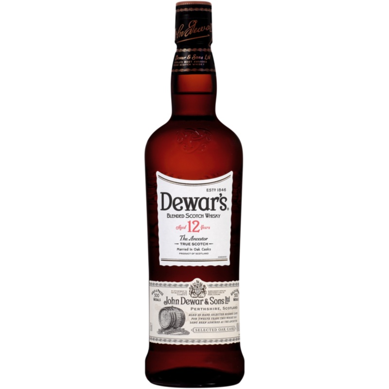DEWAR'S BLENDED SCOTCH THE ANCESTOR 12 YR 80 W/ GIFT BOX 750ML