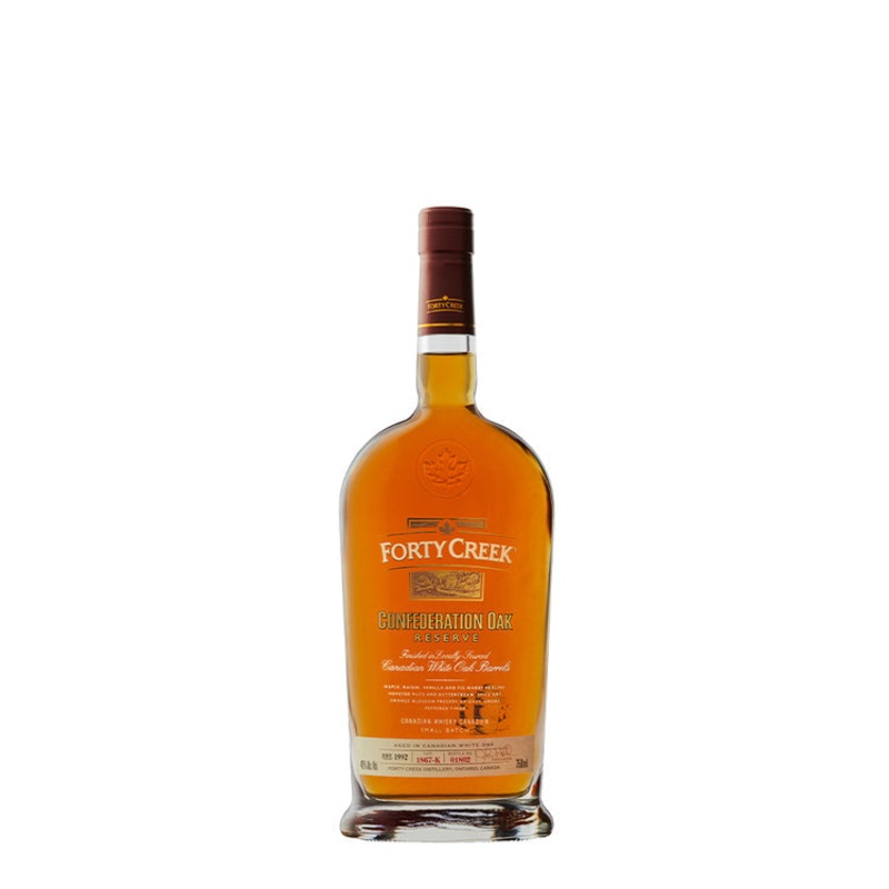 FORTY CREEK CANADIAN WHISKY CONFEDERATION OAK RESERVE 80 750ML