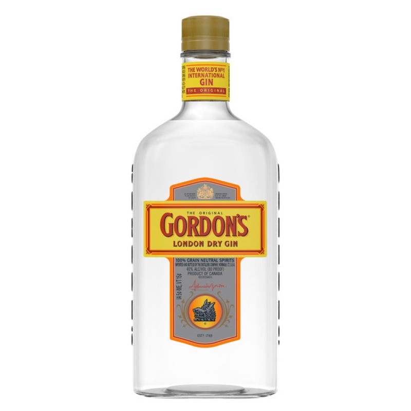 GORDON'S LONDON DRY GIN 80 750ML