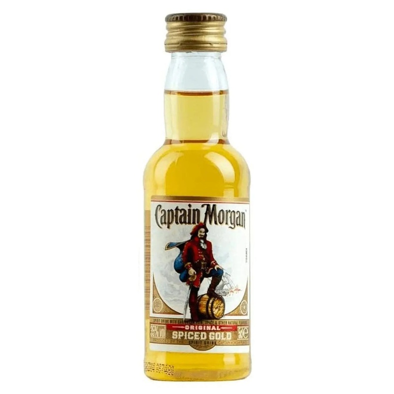 Captain Morgan Spiced Gold Rum Miniature, 5 cl