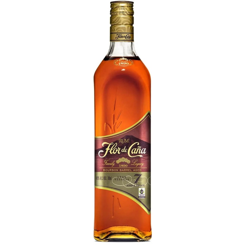Flor De Cana 7 Year Old Rum Miniature, 5 cl