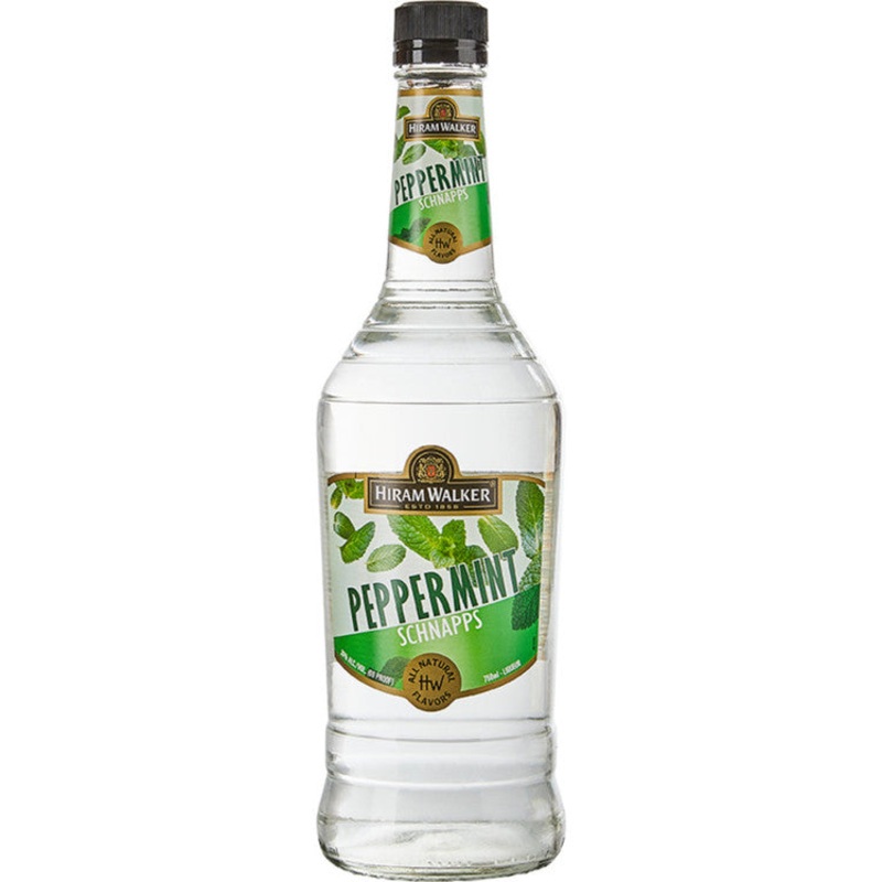 HIRAM WALKER PEPPERMINT SCHNAPPS 60 750ML