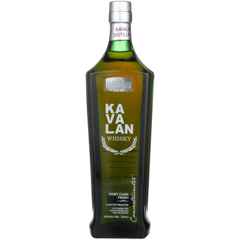 KAVALAN SINGLE MALT WHISKY CONCERTMASTER PORT CASK FINISH 86 750ML