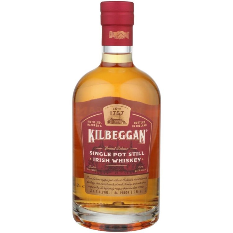 KILBEGGAN SINGLE POT STILL IRISH WHISKEY LIMITED RELEASE 86 750ML