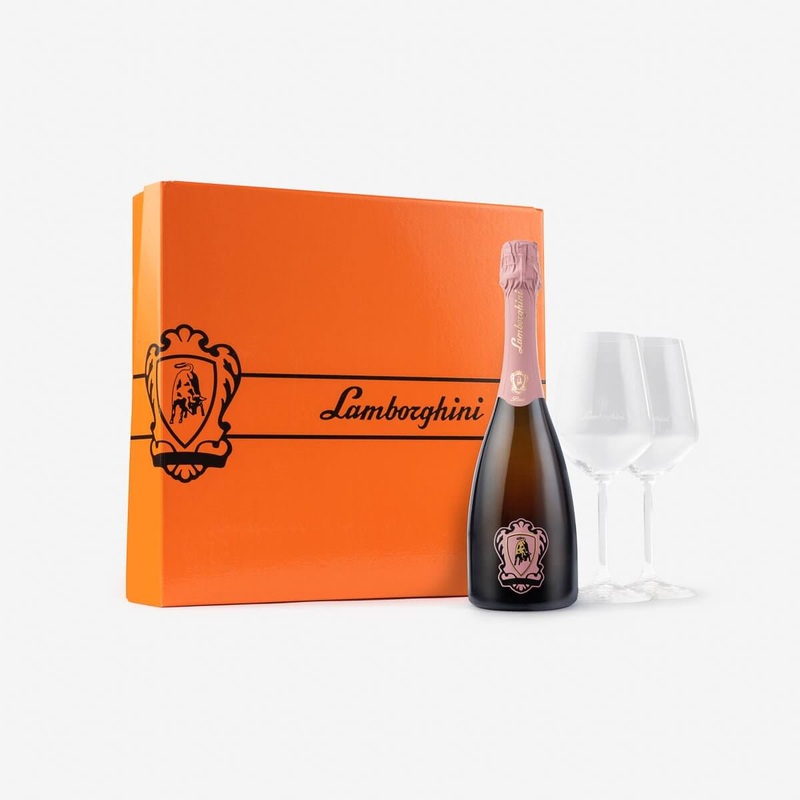 Lamborghini: Ros "The Legend" with Gift Set & Wine Glasses