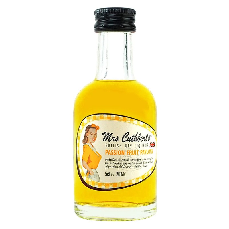 Mrs Cuthberts Passion Fruit Pavlova Gin Liqueur Miniature, 5 cl