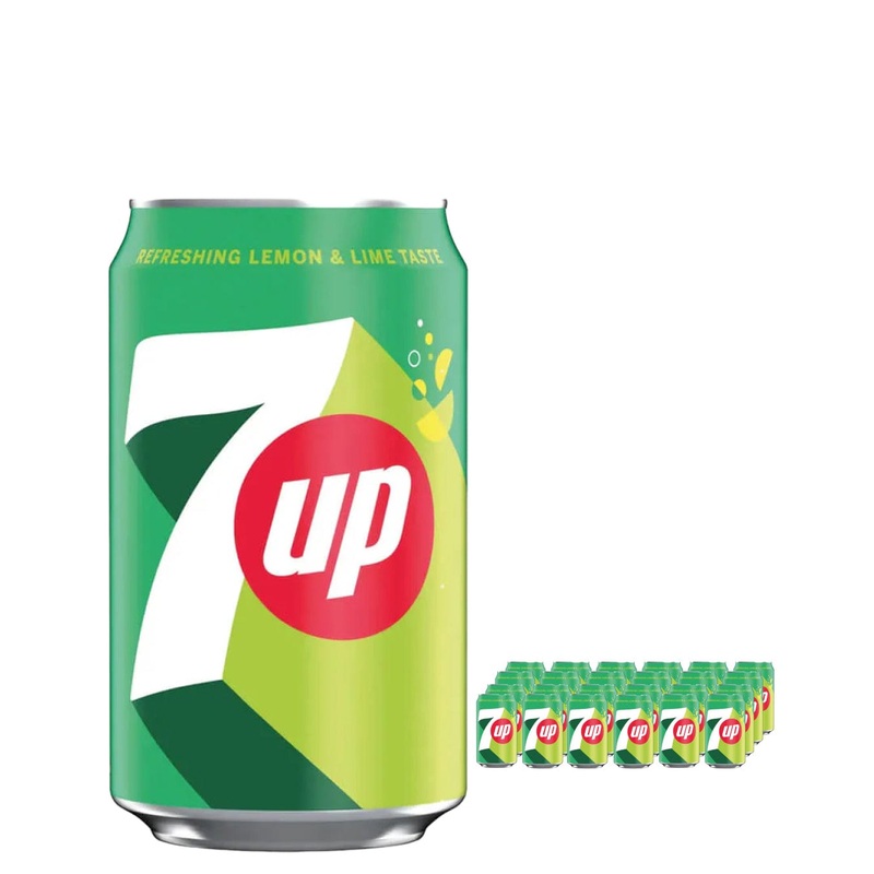 7 Up Soft Drink Can Multipack, 24 x 330 ml