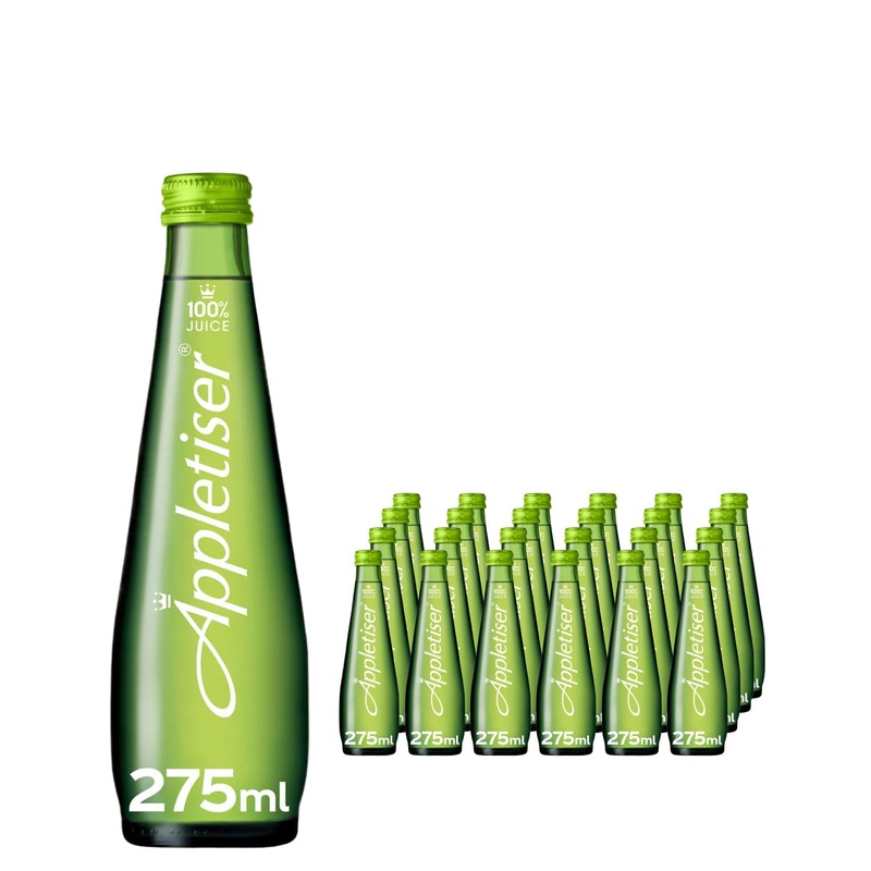 Appletiser Sparkling Apple Juice Glass Bottle Multipack, 24 x 275 ml