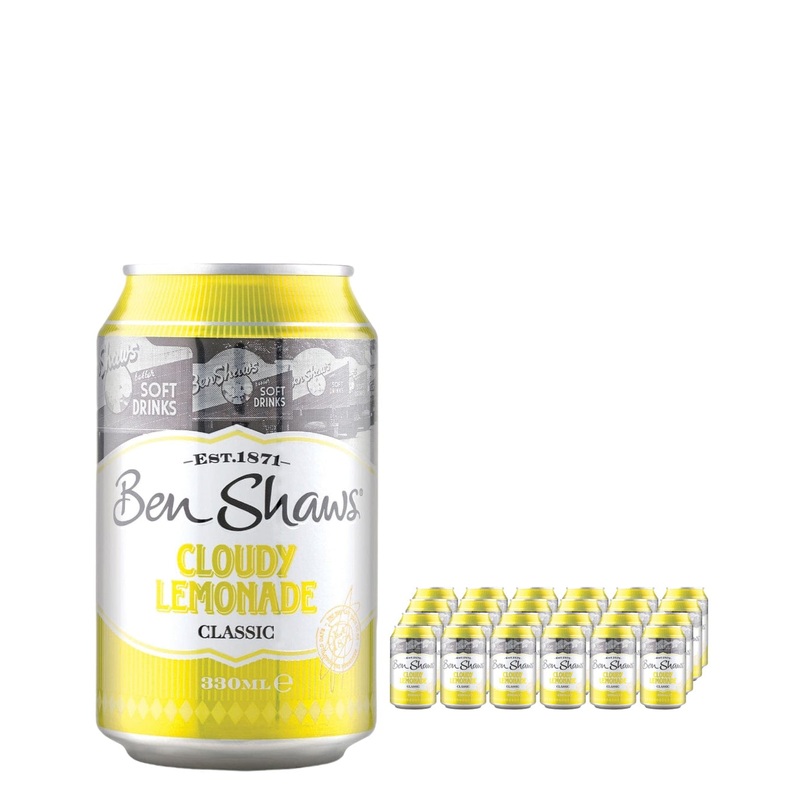 Ben Shaws Cloudy Lemonade Can Multipack, 24 x 330 ml