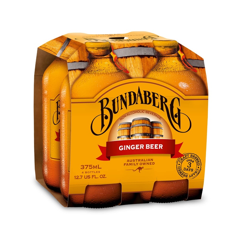 Bundaberg Ginger Beer 12oz 4 Pack Bottle