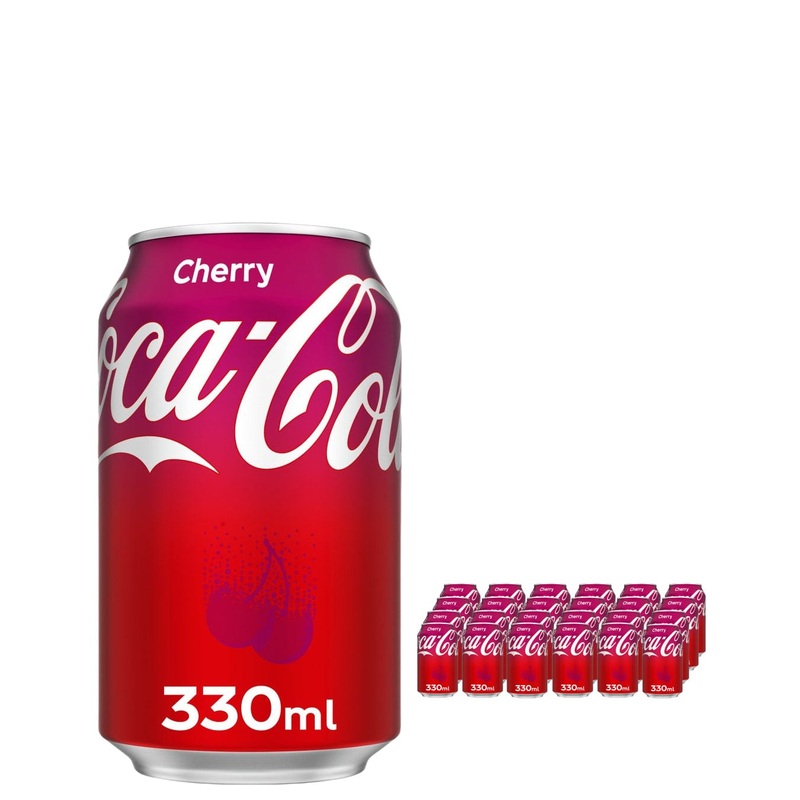 Coca Cola Cherry Can Multipack, 24 x 330 ml