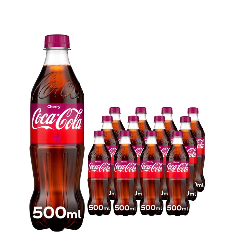 Coca Cola Cherry Multipack, 12 x 500 ml