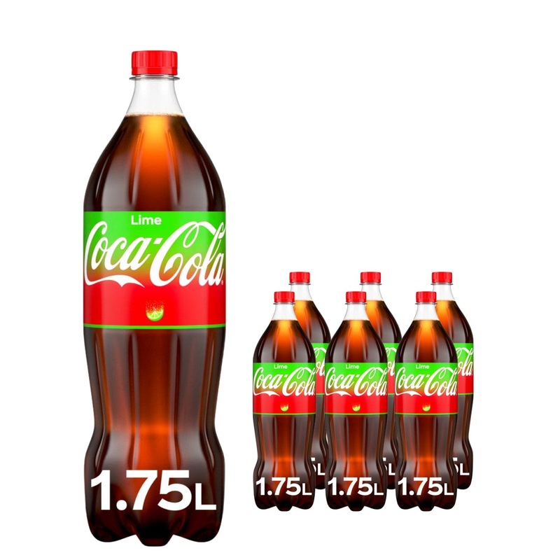 Coca Cola Lime Multipack, 6 x 1.75 L