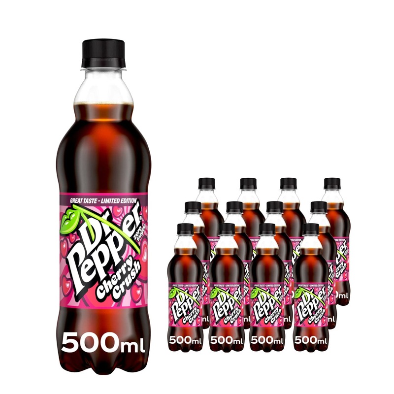 Dr Pepper Zero Cherry Crush Multipack, 12 x 500 ml
