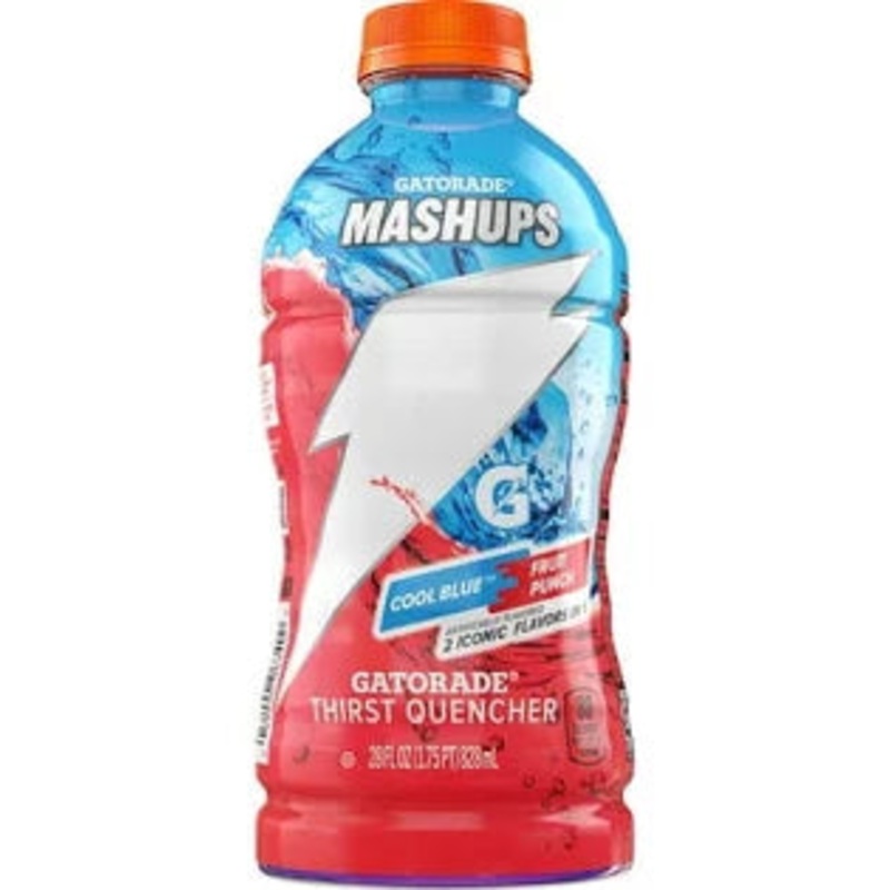 Gatorade Mashups Cool Blue Fruit Punch 28oz Bottle