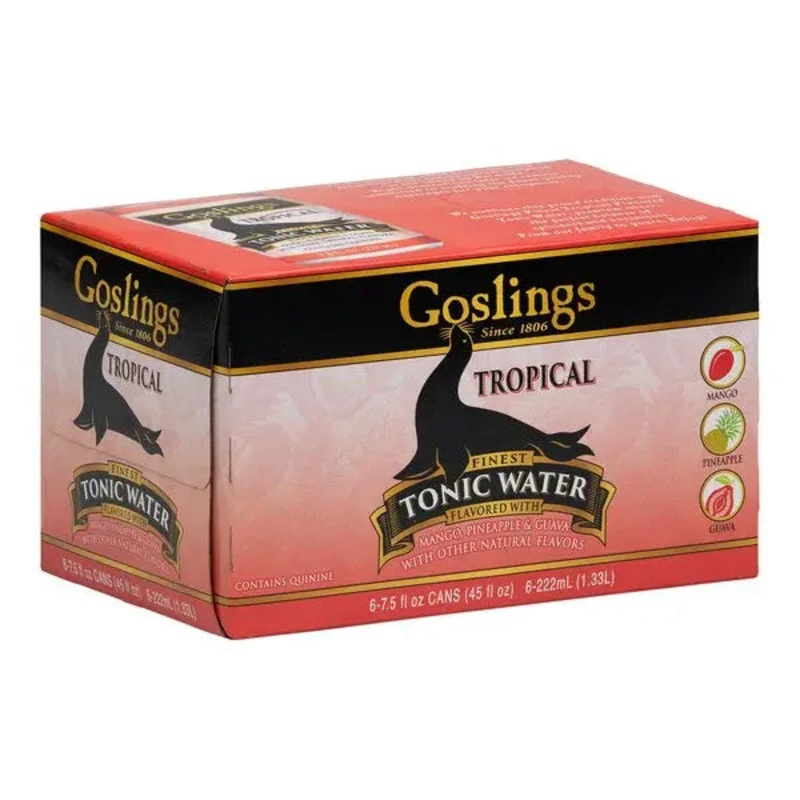 Gosling Tonic Water Mango 12oz 6 Pack Cans