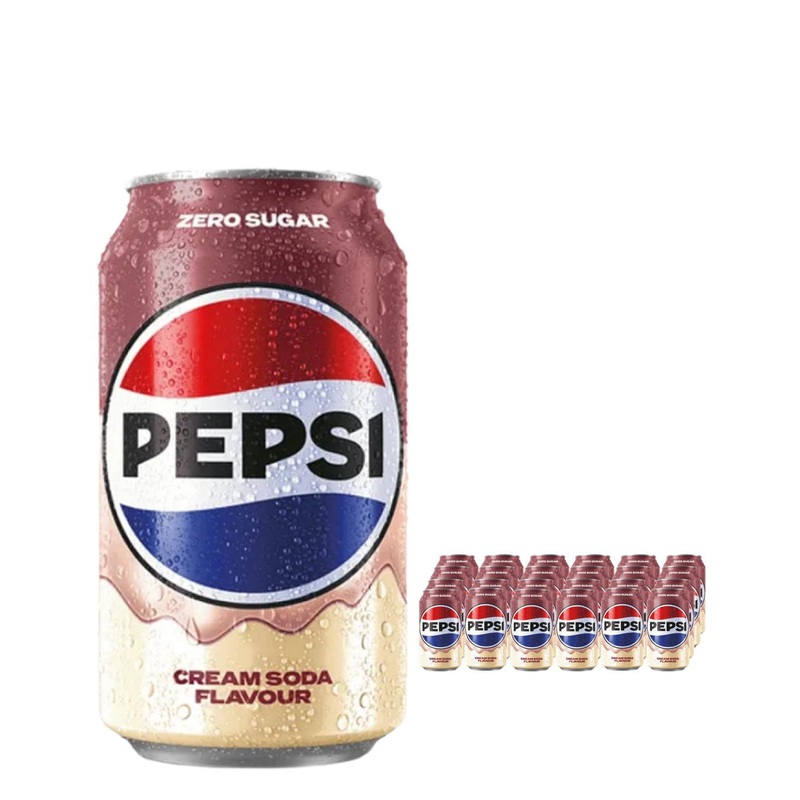 Pepsi Cream Soda Can Multipack, 24 x 330 ml