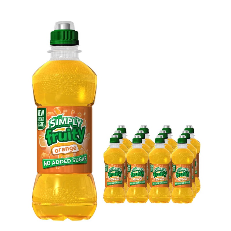 Simply Fruity Orange Juice Multipack, 12 x 330 ml