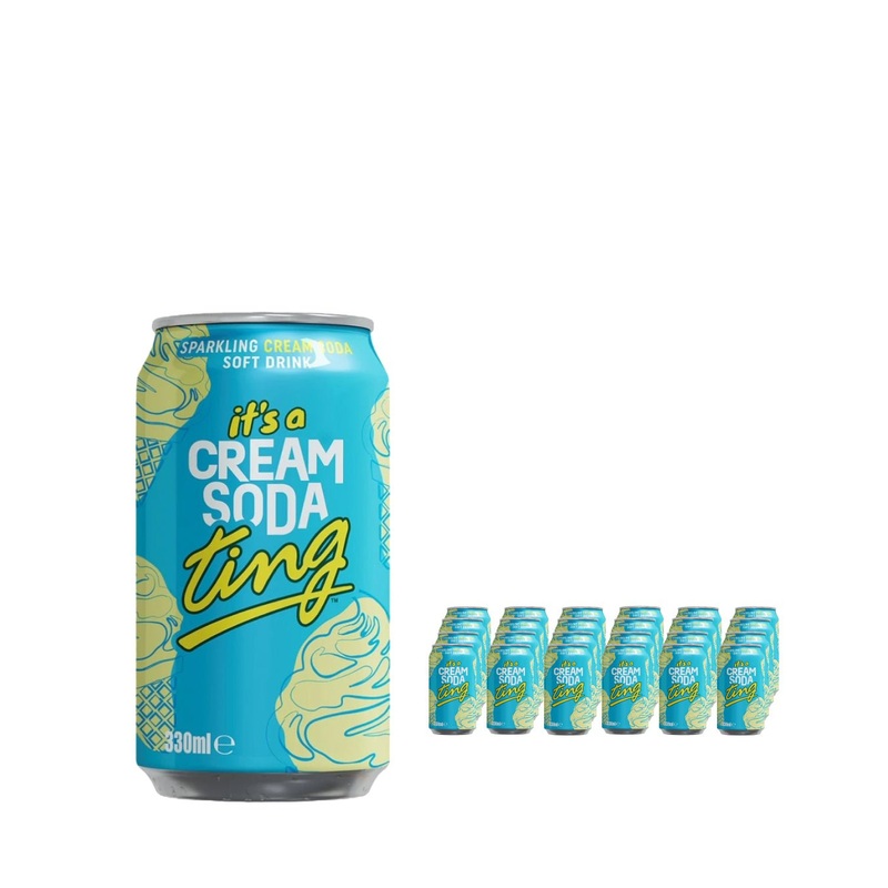 Ting Cream Soda Can Multipack, 24 x 330 ml