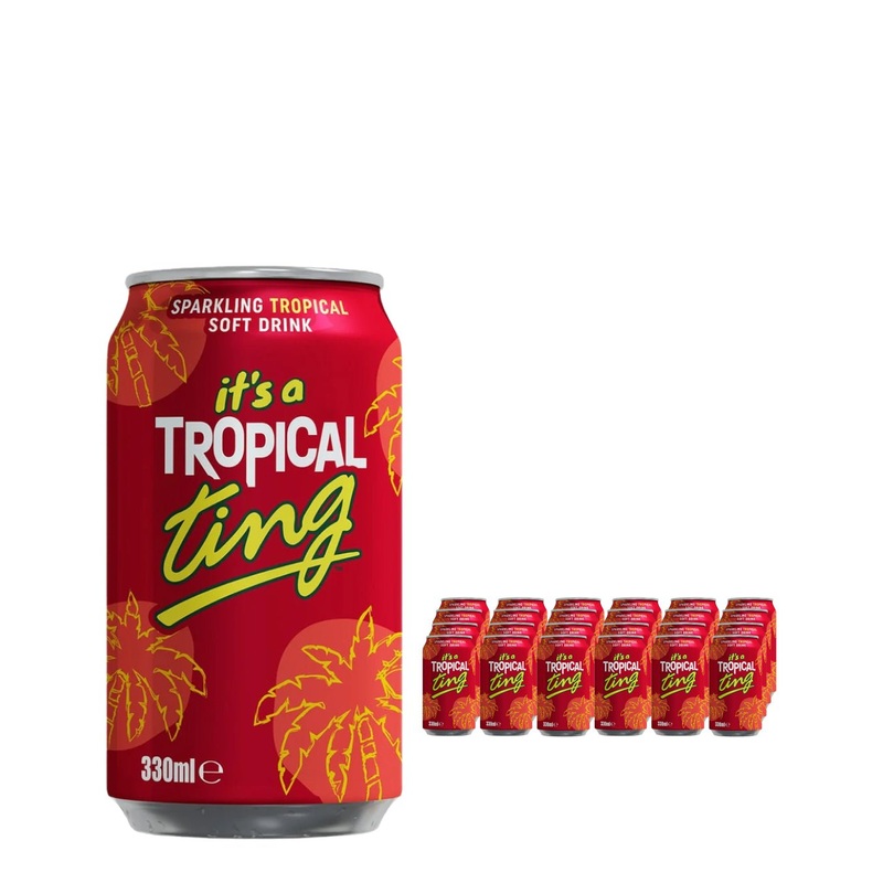 Ting Tropical Can Multipack, 24 x 330 ml