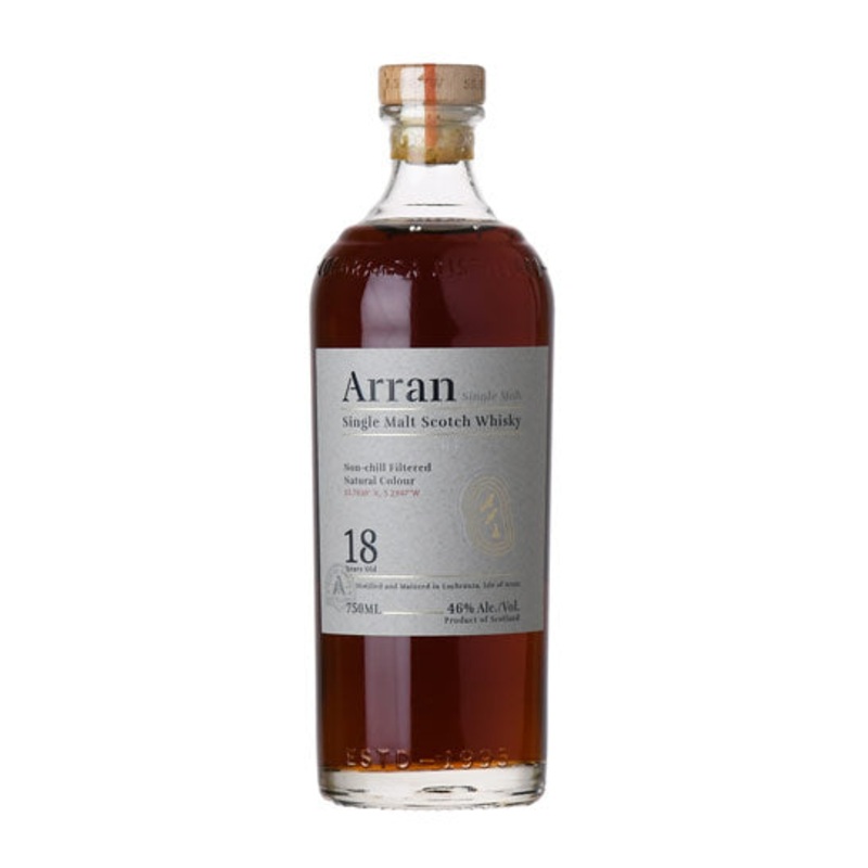 Arran 18 Year Old Isle of Arran Single Malt Scotch Whisky 700ml