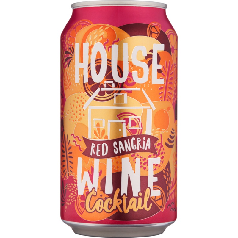 HOUSE WINE RED SANGRIA CAN 12P