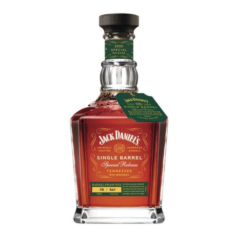2020 Jack Daniel's Single Barrel Special Release Barrel Proof Rye Tennessee Whiskey 750ml