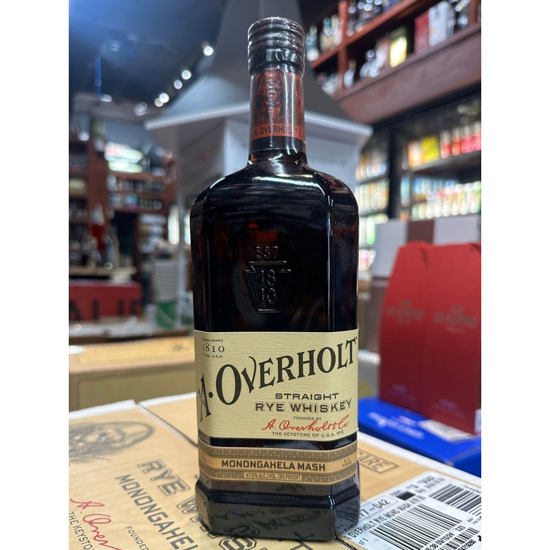 A. Overholt Monongahela Mash Straight Rye Whiskey 750ml