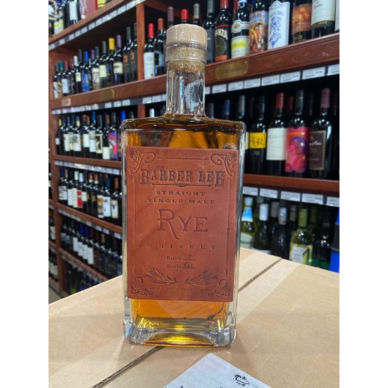 Barber Lee Single Malt Rye Whiskey 750ml