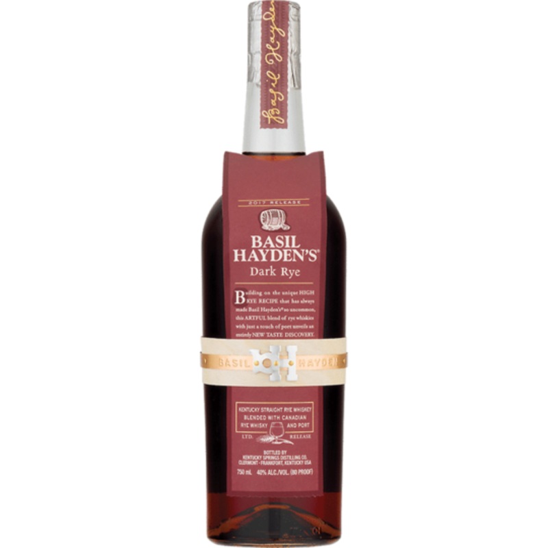Basil Hayden's Dark Rye Kentucky Straight Rye Whiskey 750ml