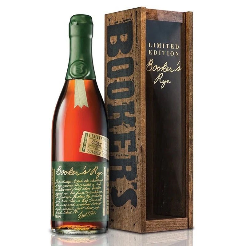 Booker's Rye Big Time Batch Limited Edition 13 Year Old Straight Rye Whiskey
