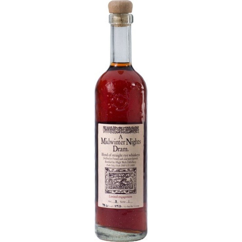 High West A Midwinter Night Dram Straight Rye Whiskey Act #9 Scene #5 750ml