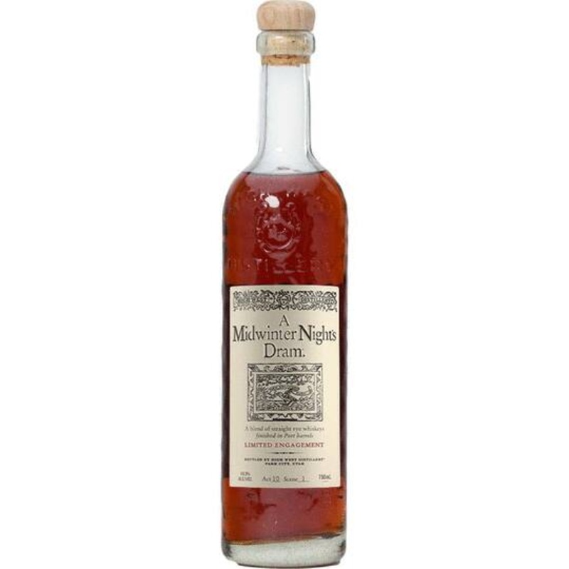 High West A Midwinter Night's Dram Act 10 Scene 2 Straight Rye Whiskey 750ml